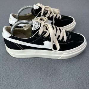 Stepney Workers Club Dellow S-Strike Canvas Sneaker Black/White Men's Size 41